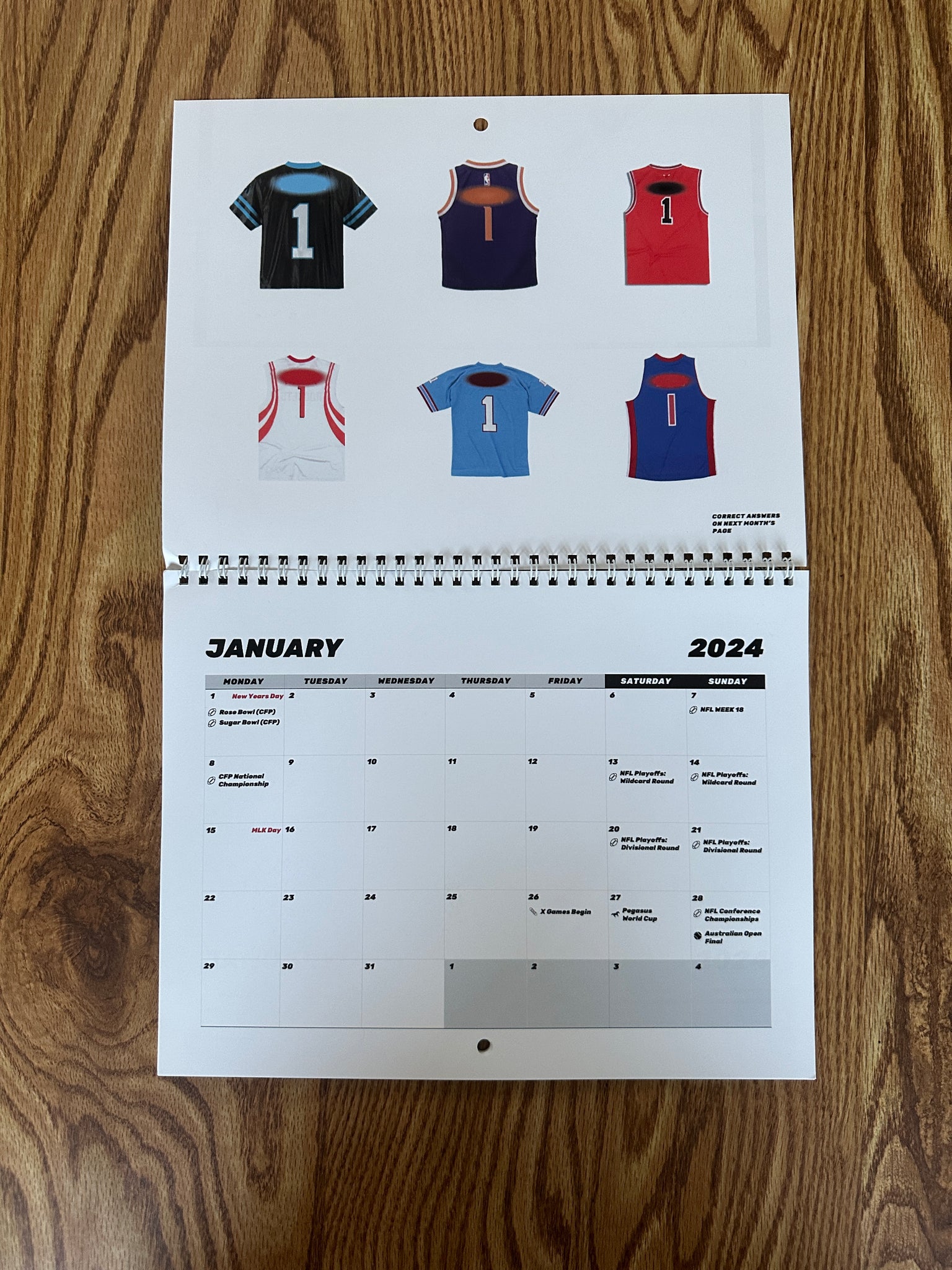 2024 Sports Calendar